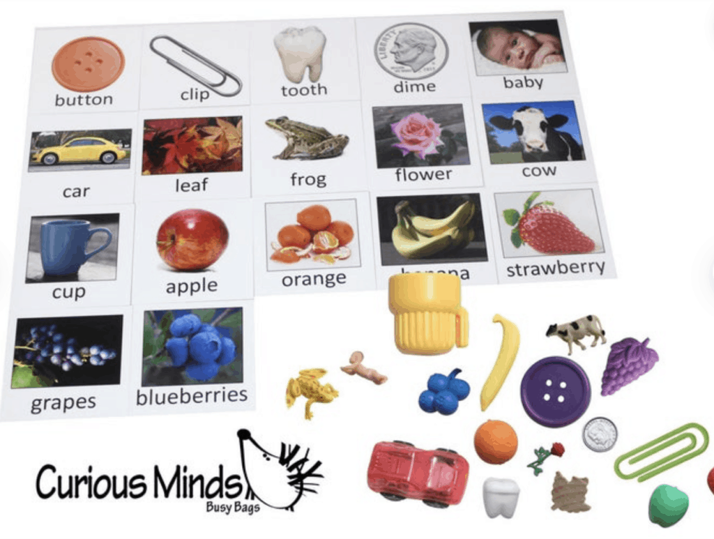 Montessori language objects