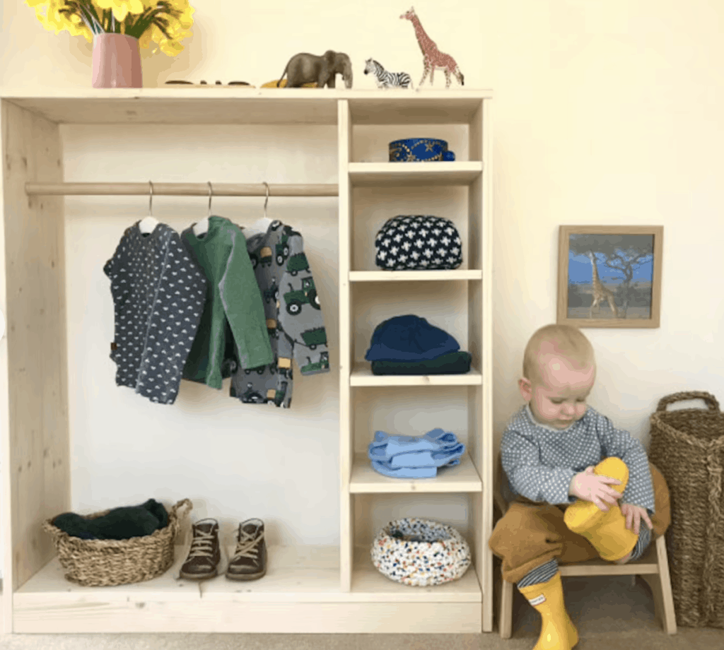 Montessori toddler wardrobe