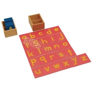 Elite Montessori Lower and Capital Case Sandpaper Letters with Boxes