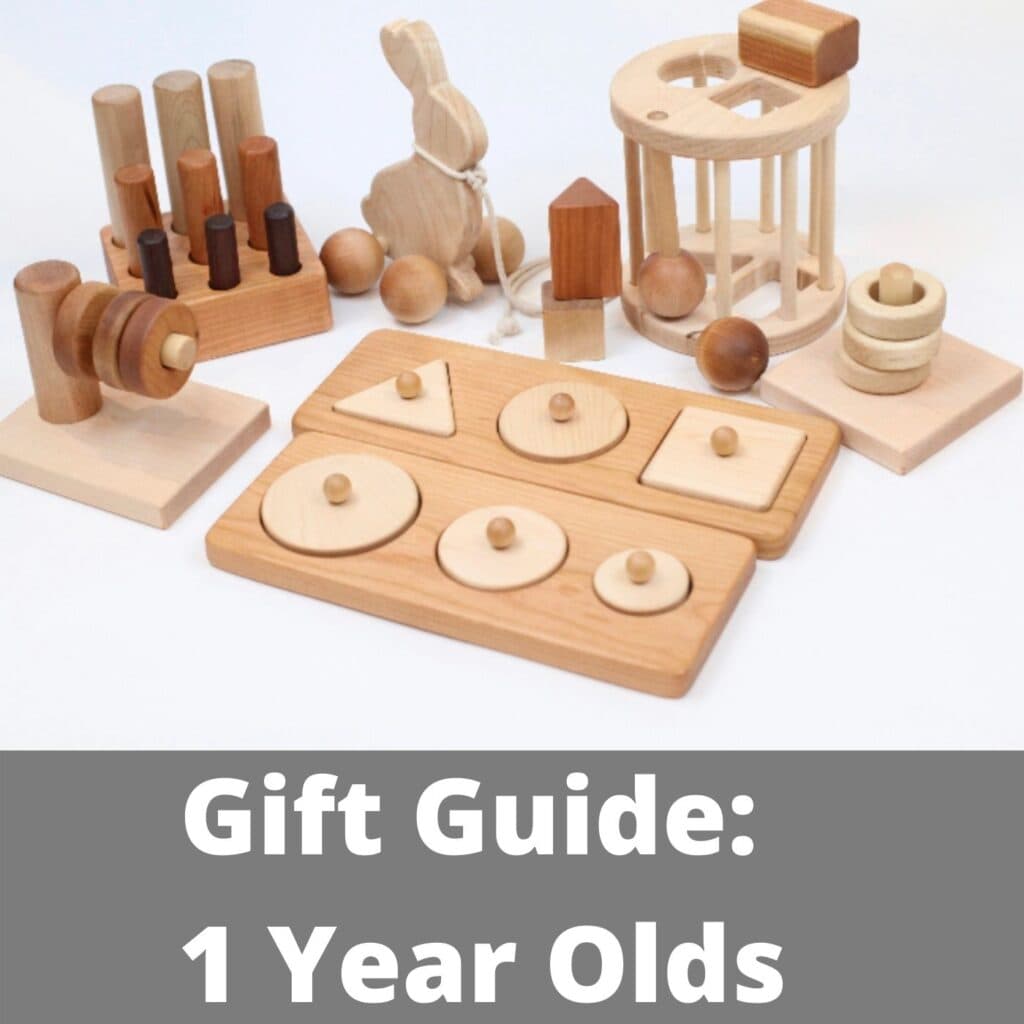 Montessori Gift Guide Ideas for 1 Year Olds