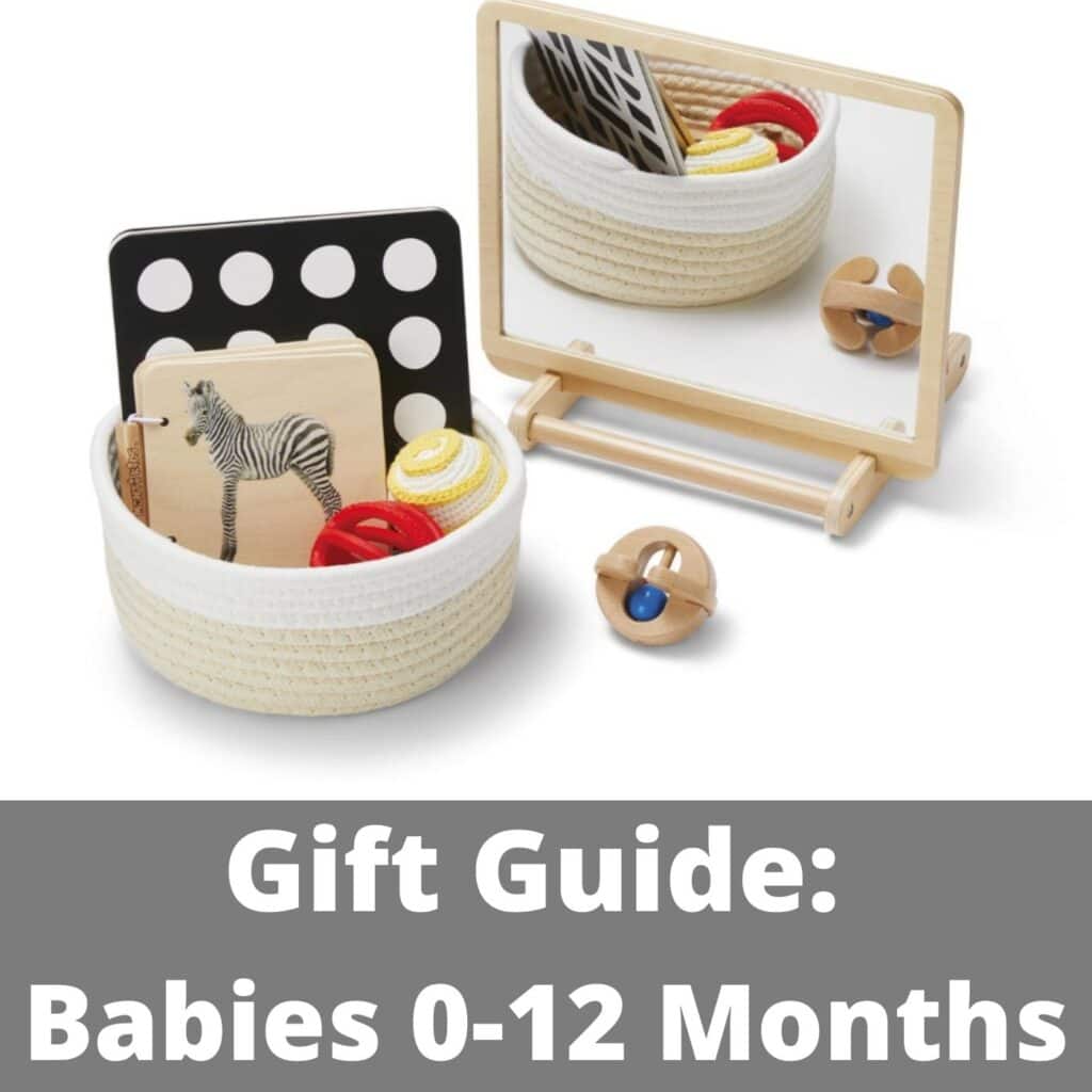 Montessori Gift Guide Ideas for Babies 0 to 12 Months Old
