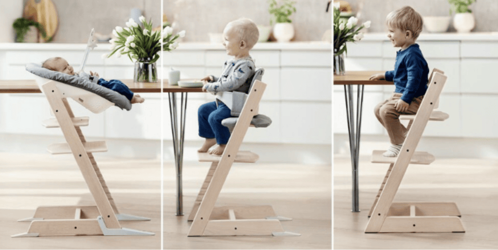 Tripp Trapp High Chair Great Gift idea for 1 year old in a montessori household
