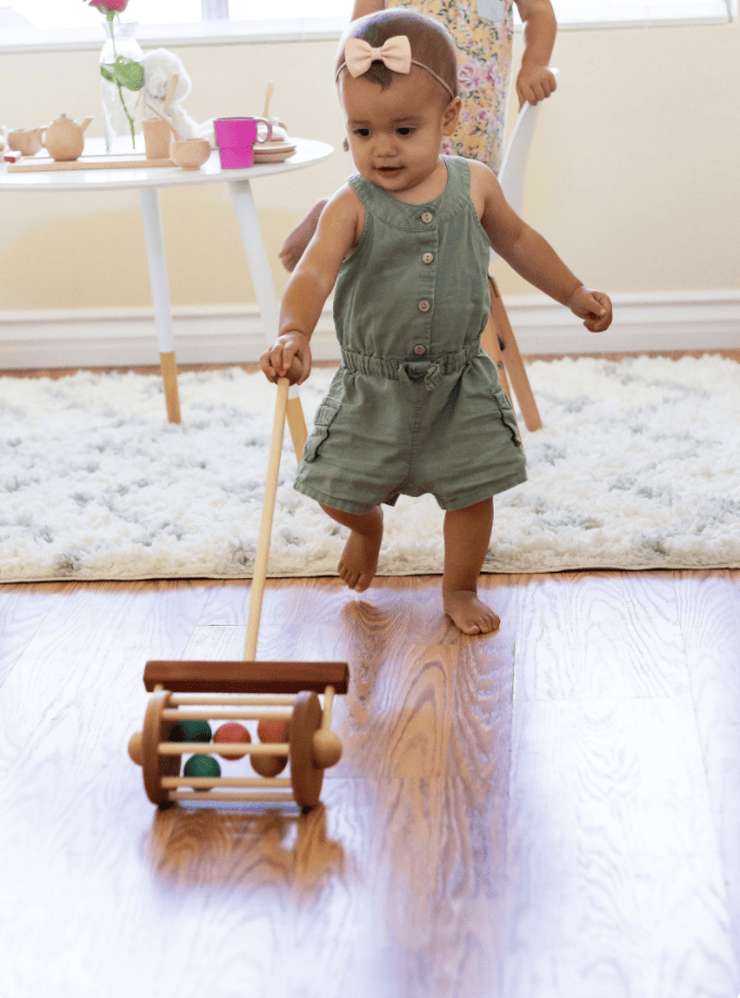 wooden push toy Montessori Gift for 1 year old