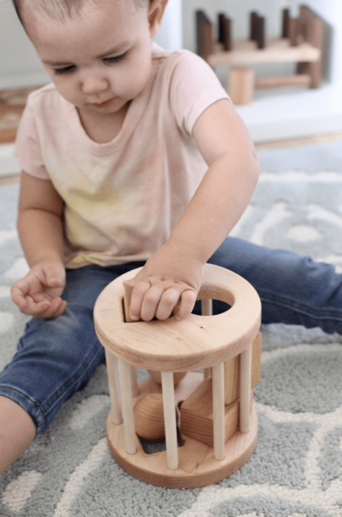 shape sorter Montessori Gift for 18 month old toddler