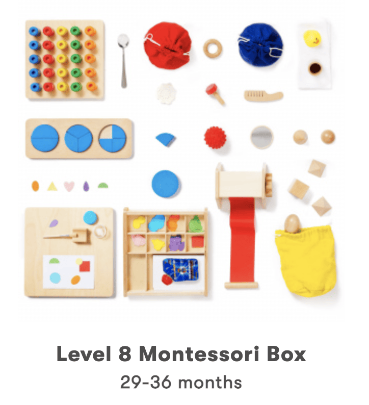gift box toy set Montessori gift for 3 year old toddlers