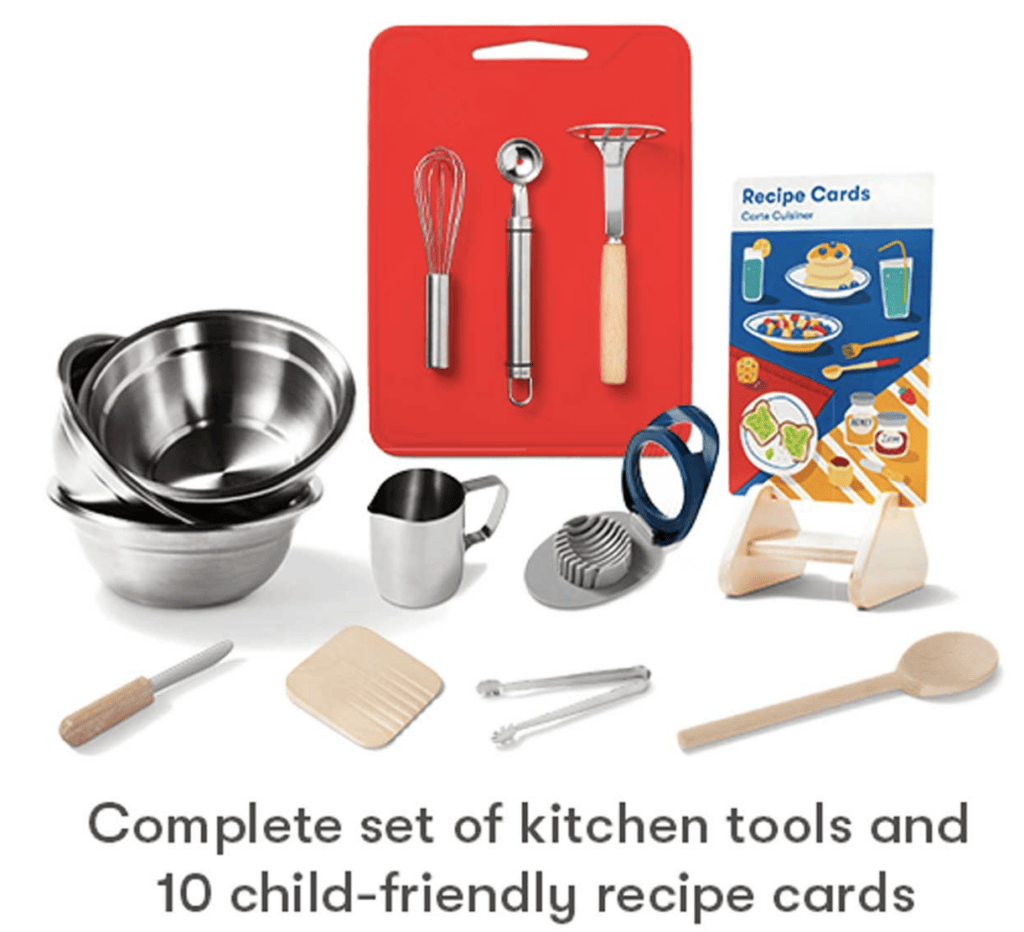 cooking together set Montessori gift for 3 year old toddlers