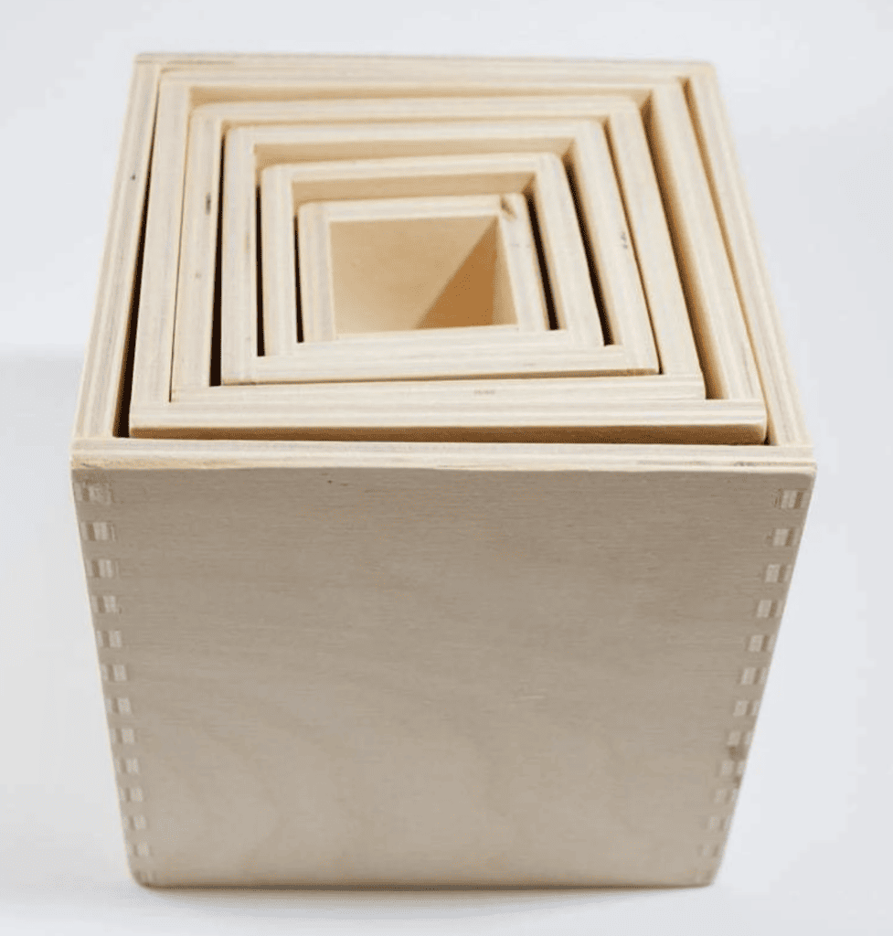 Montessori Wooden Nesting Box Set