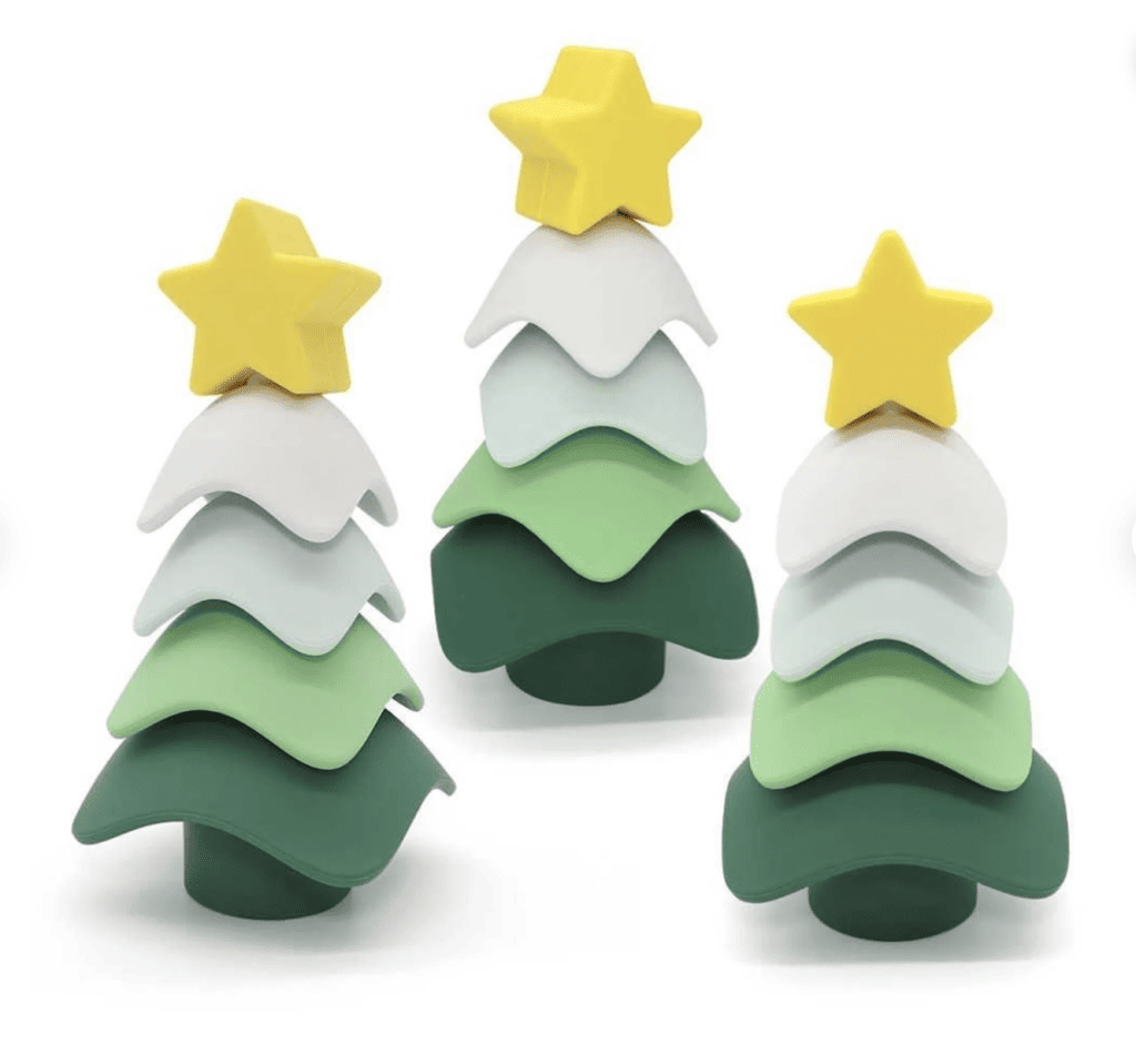 Stackable Christmas Tree Building Blocks for Kids