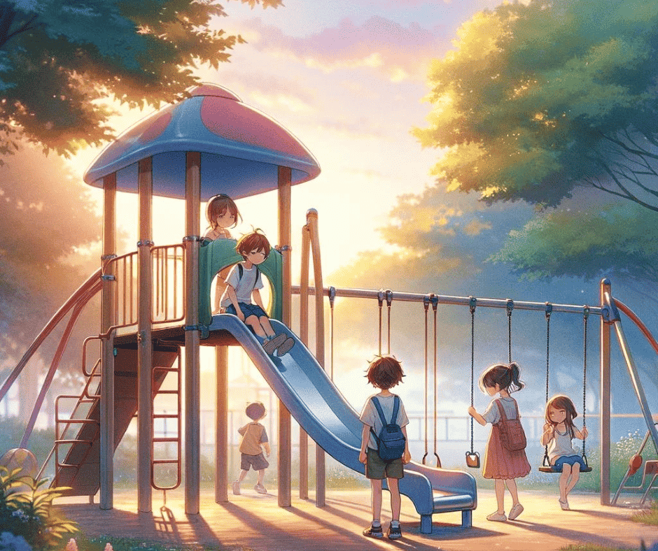 Peaceful playground