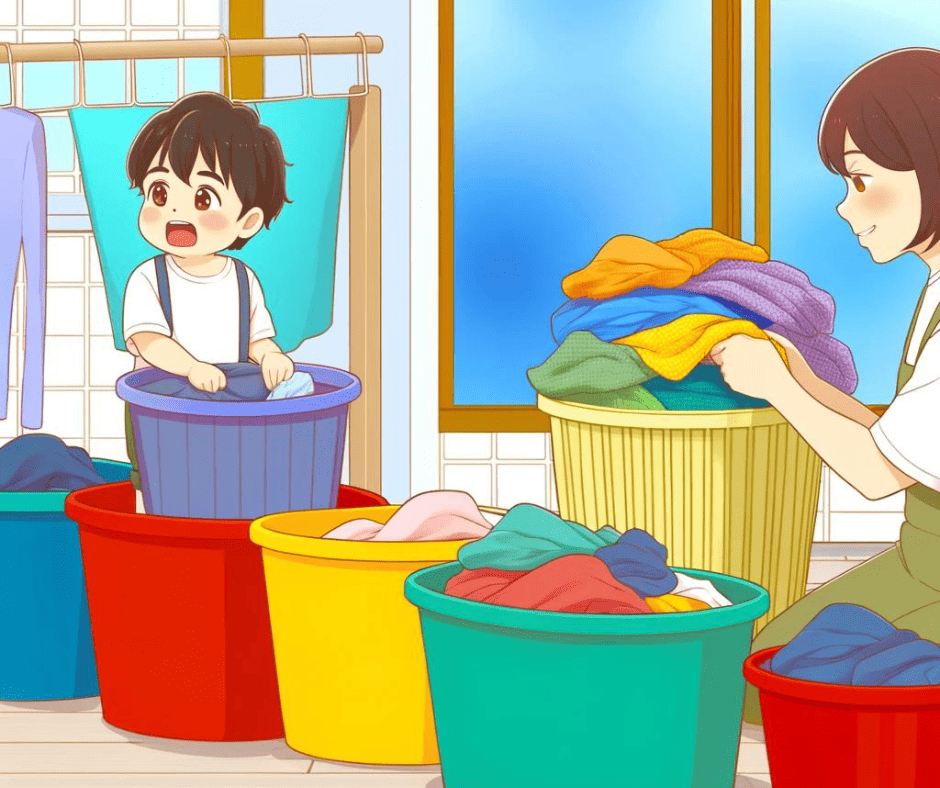 Practical life in the laundry